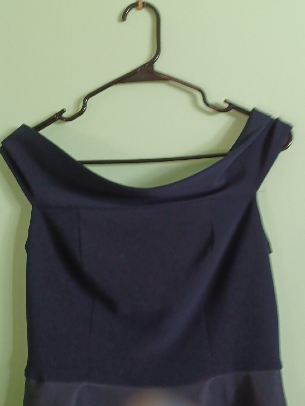 Joseph Ribkoff Navy Midi Dress with Pink Floral Hem - Picture 4 of 8